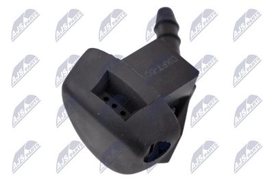 Plovimo skysčio purkštukas, priekinis langas