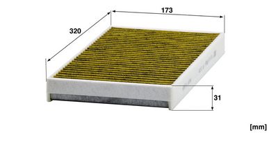 FILTER INNENRAUMLUFT MANN-FILTER FP3139 1