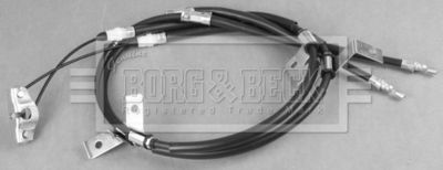 Тросик, cтояночный тормоз BORG & BECK BKB3756 для OPEL ADAM