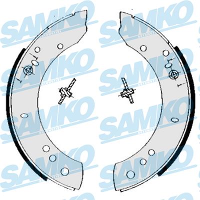 Комплект тормозных колодок SAMKO 86090 для LAND ROVER 88/109