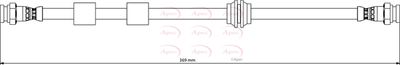 APEC Brake Hose HOS4173