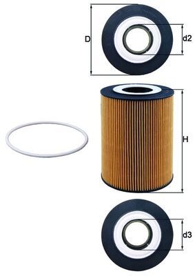 Oliefilter - OX359D - KNECHT