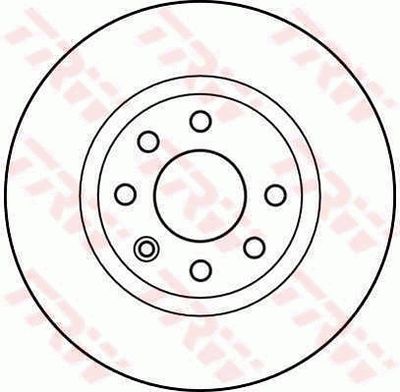спирачен диск TRW DF2564