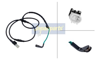 предупредителен контактен сензор, износване на накладките JAPANPARTS BPW-143