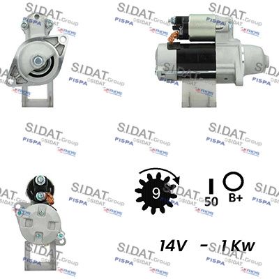 Стартер FISPA S12DE0122A2 для AIXAM A.721