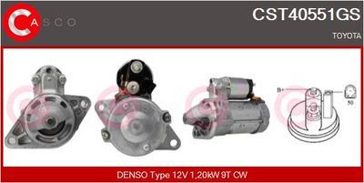 STARTER CASCO CST40551GS