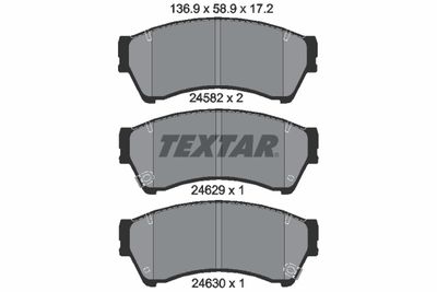 Brake Pad Set, disc brake 2458202