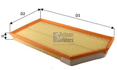 Воздушный фильтр CLEAN FILTERS MA3476 для MERCEDES-BENZ GLC