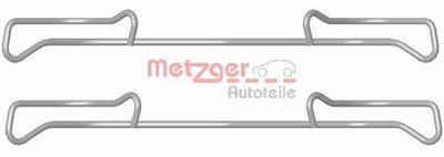 Комплектующие, колодки дискового тормоза METZGER 109-1678 для AUDI A1