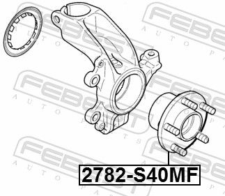 Wheel Hub 2782-S40MF