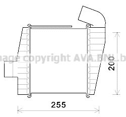 Интеркулер AVA QUALITY COOLING HY4388 для HYUNDAI TRAJET