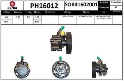 HYDRAULIKPUMPE LENKUNG EAI PH16012