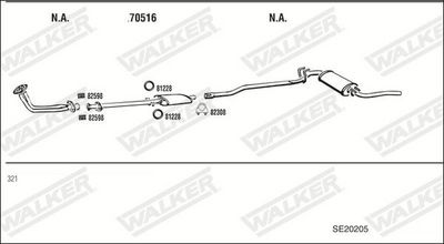 SISTEM DE ESAPAMENT WALKER SE20205