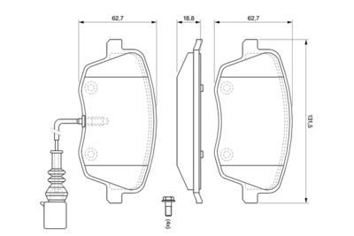 SET PLACUTE FRANA FRANA DISC BOSCH 0986494105 4