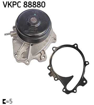 Water Pump, engine cooling VKPC 88880