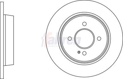 Fahren Brake Disc FBD6703