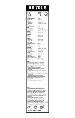 WISCHBLATT BOSCH 3397007706 6