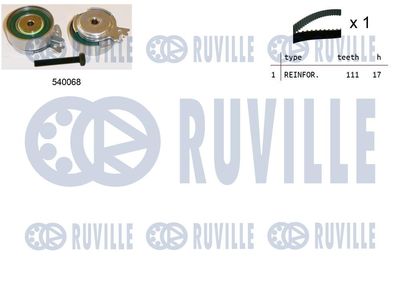 Комплект ремня ГРМ RUVILLE 550005 для CHEVROLET LACETTI