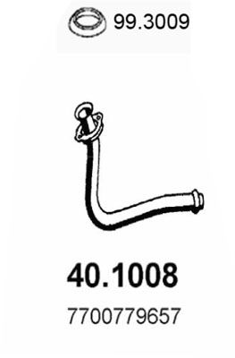 Rura wydechowa ASSO 40.1008
