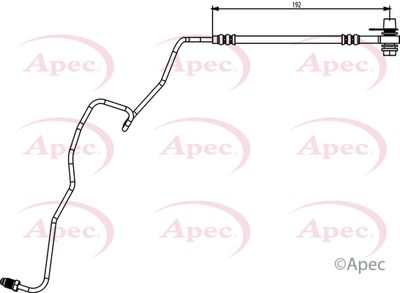 Brake Hose APEC HOS3874