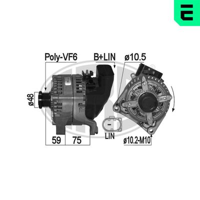 GENERATOR / ALTERNATOR ERA 209296A