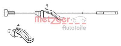 Тросик, cтояночный тормоз METZGER 17.0686 для MAZDA 3