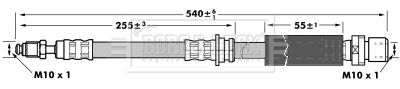 BORG & BECK BBH6964 Тормозной шланг  для FORD FIESTA V (JH_, JD_) ST150