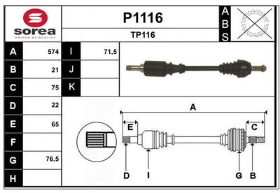 PLANETARA SNRA P1116