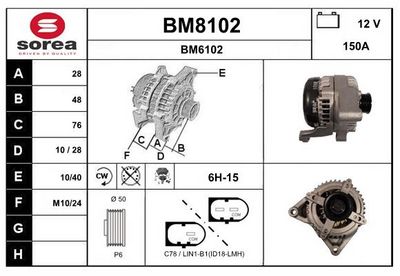 GENERATOR SNRA BM8102