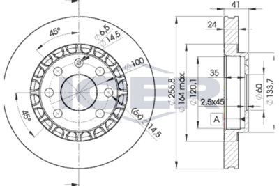спирачен диск ICER 78BD9042-2