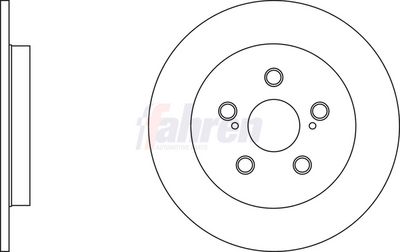 Fahren Brake Disc FBD6651