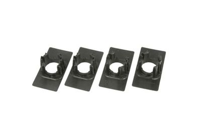 Parkeersensoren montage kit Voor (4 stuks., plastic, zwart, certificaat TÜV) past: VW PASSAT B8 08.14-01.19