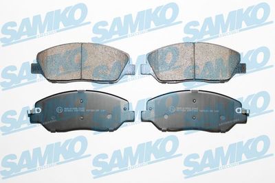 Комплект тормозных колодок, дисковый тормоз SAMKO 5SP1382 для SSANGYONG KORANDO