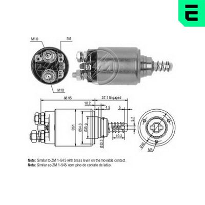 Elektromagnetický spínač, startér ERA ZM649