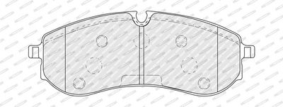 BREMSBELAGSATZ SCHEIBENBREMSE FERODO FVR5460 1