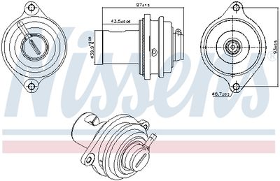 Egr-Ventil NISSENS 98411