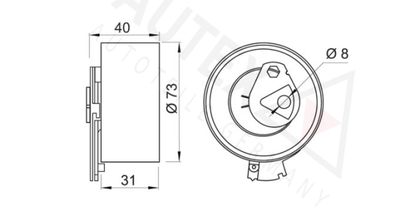 ROLA INTINZATOR CUREA DISTRIBUTIE AUTEX 641596 1