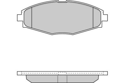 Комплект тормозных колодок, дисковый тормоз E.T.F. 12-0804 для DAEWOO MATIZ