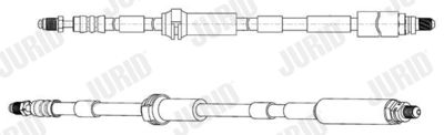 Тормозной шланг JURID 173151J для FORD KA