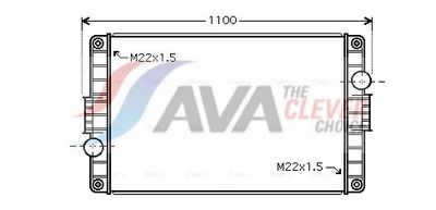 Chladič, chlazení motoru AVA QUALITY COOLING VL2046