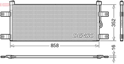 DENSO Kondensator, Klimaanlage