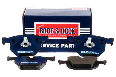 комплект спирачно феродо, дискови спирачки BORG & BECK BBP1872