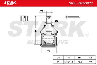 Шарнири STARK SKSL-0260022