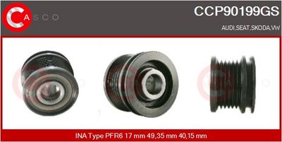 FULIE ALTERNATOR CASCO CCP90199GS