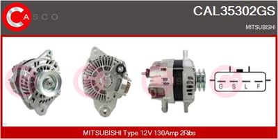 Генератор CASCO CAL35302GS для MITSUBISHI PAJERO