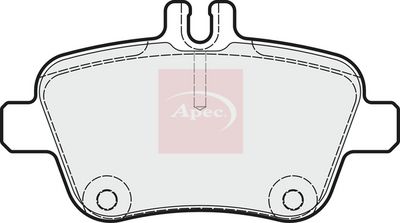 APEC Brake Pad Set, disc brake PAD1851