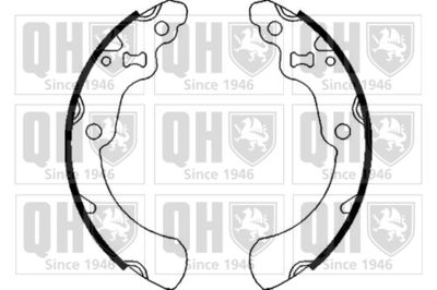 QUINTON HAZELL BS1087 Ремкомплект барабанных колодок  для HONDA LOGO (Хонда Лого)