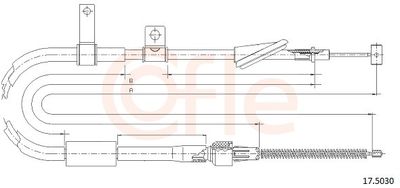 CABLU FRANA DE PARCARE