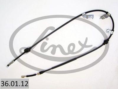 Тросик, cтояночный тормоз LINEX 36.01.12 для ROVER 400