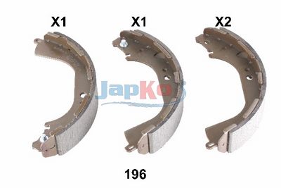 Set saboti frana JAPKO 55196